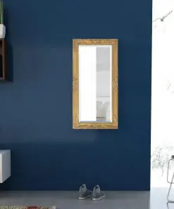 vidaXL Wall Mirror Baroque Style 100×50 cm Gold
