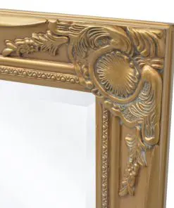 vidaXL Wall Mirror Baroque Style 100×50 cm Gold