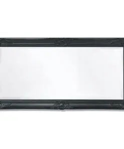 vidaXL Wall Mirror Baroque Style 100×50 cm Black