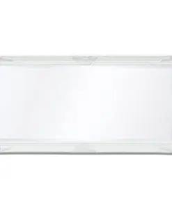 vidaXL Wall Mirror Baroque Style 120×60 cm White