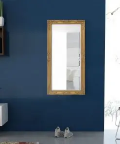 vidaXL Wall Mirror Baroque Style 120×60 cm Gold