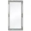 vidaXL Wall Mirror Baroque Style 120×60 cm Silver