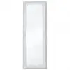 vidaXL Wall Mirror Baroque Style 140×50 cm White