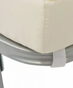 vidaXL Folding Bed with Mattress White Steel 70×200 cm