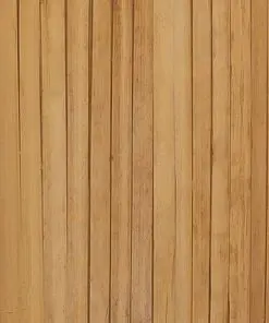 vidaXL 5-Panel Room Divider Bamboo 200×160 cm
