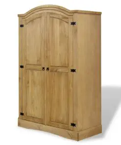 vidaXL Wardrobe Mexican Pine Corona Range 2 Doors