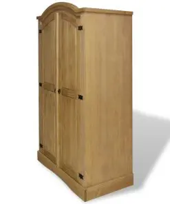 vidaXL Wardrobe Mexican Pine Corona Range 2 Doors