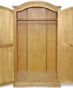 vidaXL Wardrobe Mexican Pine Corona Range 2 Doors