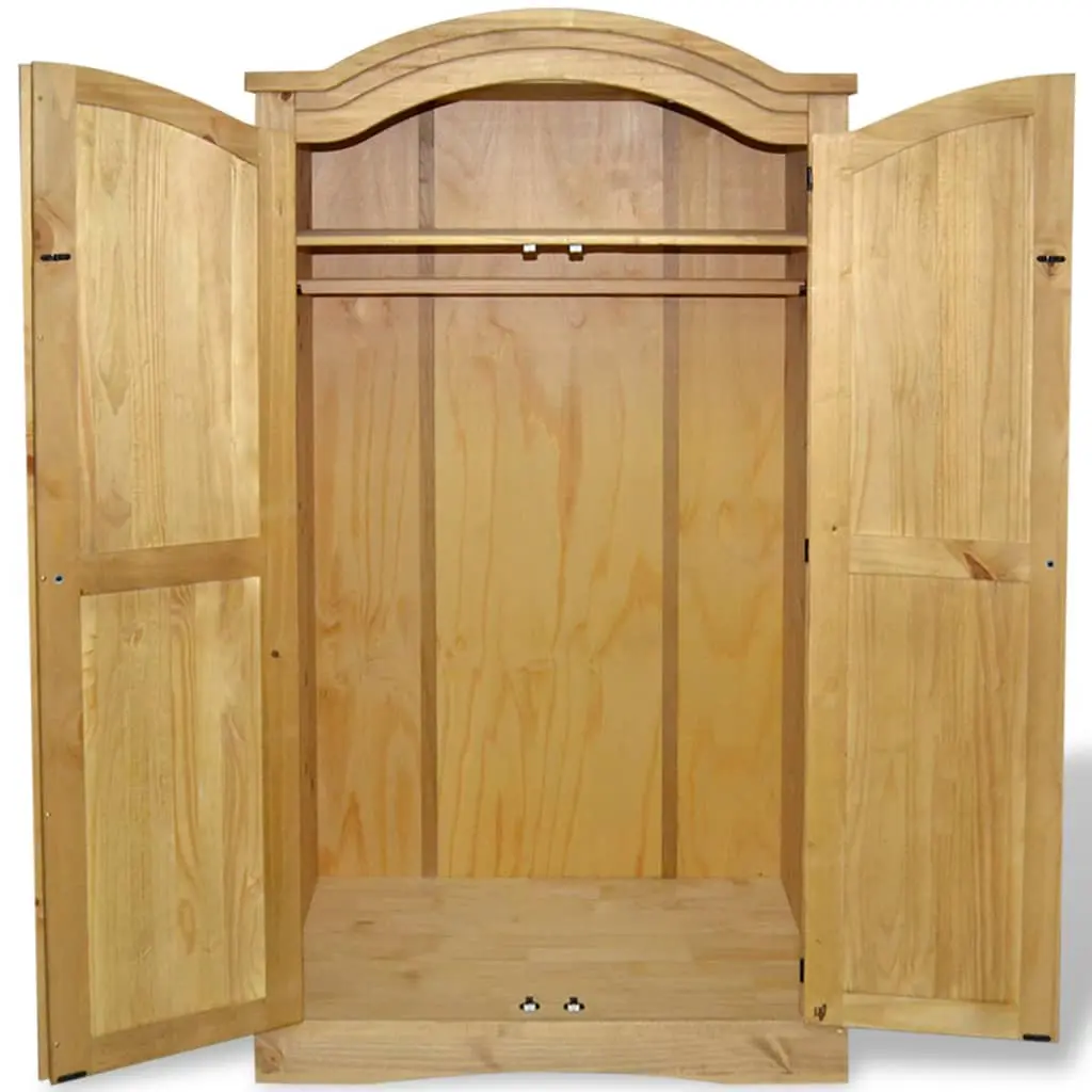 vidaXL Wardrobe Mexican Pine Corona Range 2 Doors