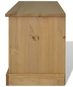 vidaXL TV Cabinet Mexican Pine Corona Range 91x43x56 cm