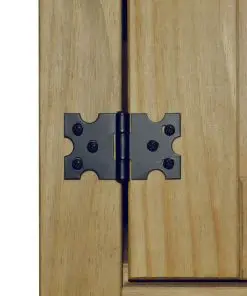 vidaXL Sideboard Solid Mexican Pinewood Corona Range 132x43x78 cm