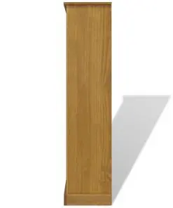 vidaXL 4-Tier Bookcase Mexican Pine Corona Range 81x29x150 cm
