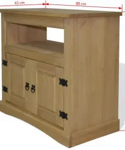 vidaXL TV Cabinet Mexican Pine Corona Range 80x43x78 cm