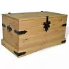 vidaXL Storage Chest Mexican Pine Corona Range 91×49.5×47 cm