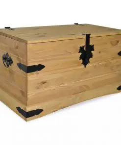 vidaXL Storage Chest Mexican Pine Corona Range 91×49.5×47 cm
