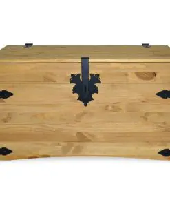 vidaXL Storage Chest Mexican Pine Corona Range 91×49.5×47 cm