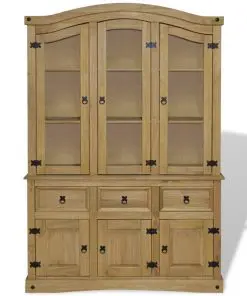 vidaXL Buffet & Hutch Mexican Pine Corona Range