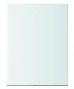 vidaXL Shelf Panel Glass Clear 20×15 cm