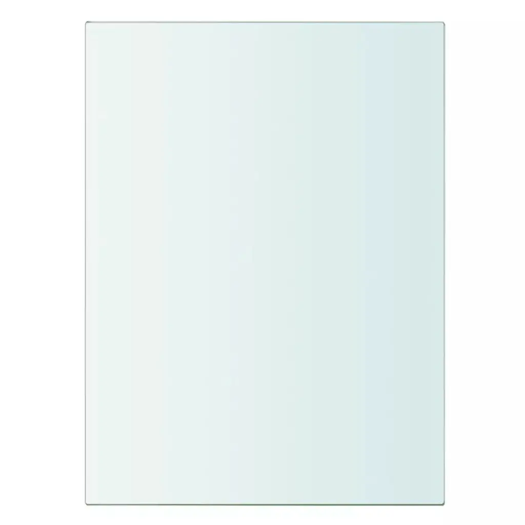 vidaXL Shelf Panel Glass Clear 20×15 cm