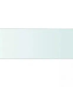 vidaXL Shelf Panel Glass Clear 40×15 cm