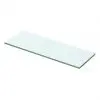 vidaXL Shelf Panel Glass Clear 50×12 cm