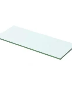 vidaXL Shelf Panel Glass Clear 50×15 cm