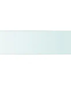 vidaXL Shelf Panel Glass Clear 50×15 cm
