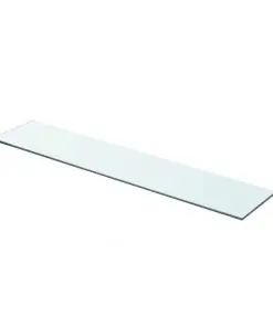 vidaXL Shelf Panel Glass Clear 70×15 cm
