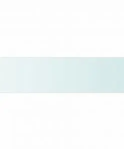 vidaXL Shelf Panel Glass Clear 80×20 cm