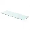 vidaXL Shelf Panel Glass Clear 80×25 cm