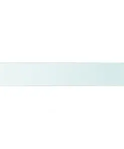 vidaXL Shelf Panel Glass Clear 90×15 cm