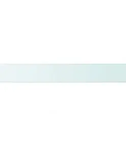 vidaXL Shelf Panel Glass Clear 100×12 cm