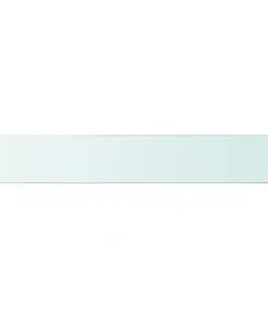 vidaXL Shelf Panel Glass Clear 100×15 cm