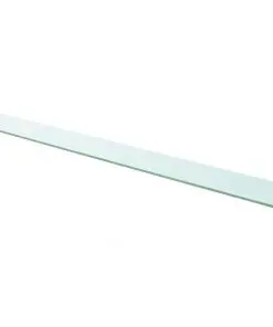 vidaXL Shelf Panel Glass Clear 110×12 cm