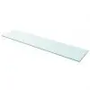 vidaXL Shelf Panel Glass Clear 110×25 cm