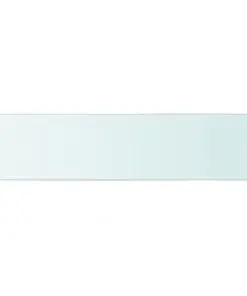 vidaXL Shelf Panel Glass Clear 110×25 cm