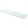 vidaXL Shelf Panel Glass Clear 110×30 cm