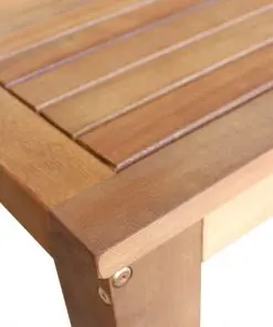 vidaXL Bar Table 60x60x105 cm Solid Acacia Wood
