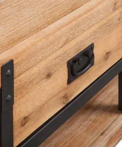 vidaXL TV Stand Solid Acacia Wood 140x40x45 cm