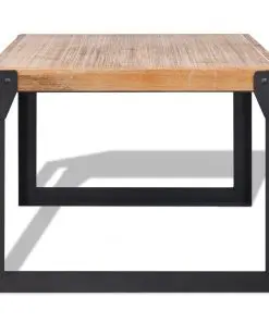 vidaXL Coffee Table Solid Acacia Wood 100x60x45 cm