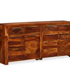 vidaXL Sideboard Solid Sheesham Wood 160x35x75 cm