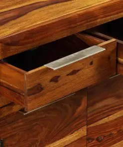 vidaXL Sideboard Solid Sheesham Wood 160x35x75 cm