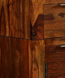 vidaXL Sideboard Solid Sheesham Wood 160x35x75 cm