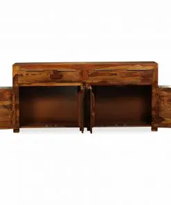 vidaXL Sideboard Solid Sheesham Wood 160x35x75 cm
