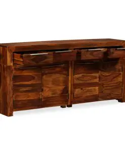 vidaXL Sideboard Solid Sheesham Wood 160x35x75 cm