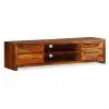 vidaXL TV Cabinet Solid Sheesham Wood 120x30x30 cm