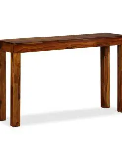 vidaXL Console Table Solid Sheesham Wood 120x35x75 cm