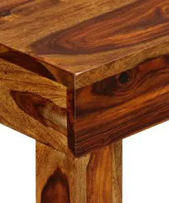 vidaXL Console Table Solid Sheesham Wood 120x35x75 cm