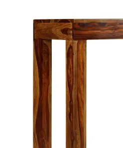 vidaXL Console Table Solid Sheesham Wood 120x35x75 cm
