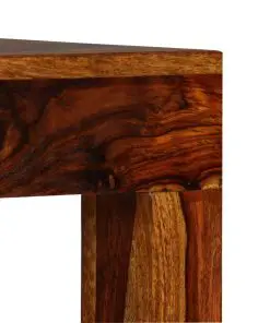 vidaXL Console Table Solid Sheesham Wood 120x35x75 cm